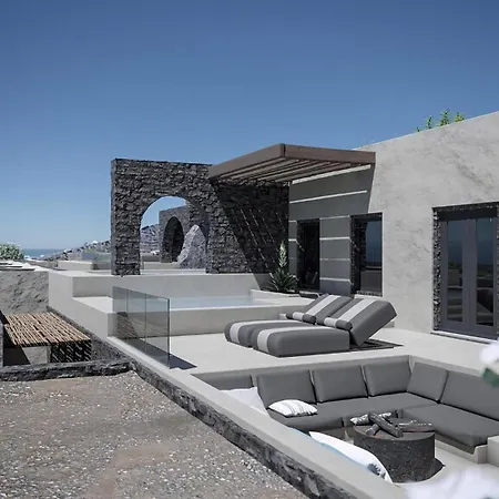Sensational Santorini 1 Bedroom Grace Private Pool Astounding Sea Views Finikia Villa